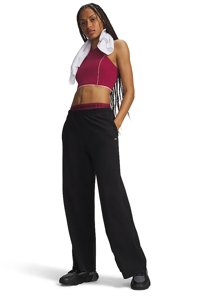 UNDER ARMOUR Damen Fitnesshose UA Motion Wide Leg schwarz | S — Bild 3